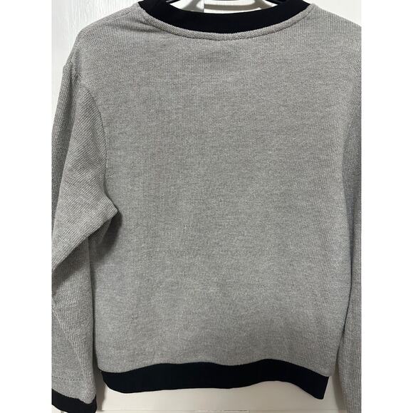 MARILYN MONROE Graphic Print Woman’s Grey/Black Pullover Sweatshirt Size Small - Picture 3 of 4